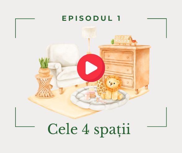 video-ul gratuit despre amenajarea camerei bebelușului în stil Montessori spațiile din camera